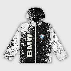 Ветровка с капюшоном женская BMW, цвет: 3D-белый