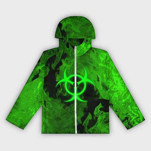 Женская ветровка BIOHAZARD / 3D-Белый – фото 1