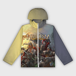Ветровка с капюшоном женская Heroes of Might and Magic, цвет: 3D-белый