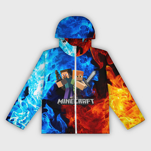 Женская ветровка MINECRAFT / 3D-Белый – фото 1