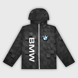 Ветровка с капюшоном женская BMW, цвет: 3D-белый