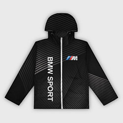 Ветровка с капюшоном женская BMW, цвет: 3D-белый