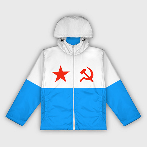 Женская ветровка ВМФ СССР / 3D-Белый – фото 1