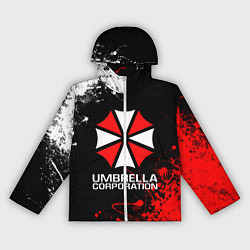 Ветровка с капюшоном женская UMBRELLA CORPORATION, цвет: 3D-белый