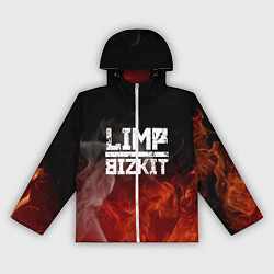 Ветровка с капюшоном женская LIMP BIZKIT, цвет: 3D-белый