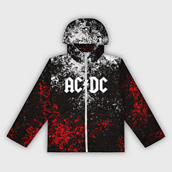 Ветровка с капюшоном женская AC DC, цвет: 3D-белый