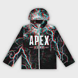 Ветровка с капюшоном женская APEX LEGENDS GLITCH, цвет: 3D-белый