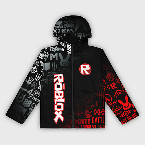 Женская ветровка ROBLOX / 3D-Черный – фото 1
