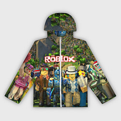 Ветровка с капюшоном женская ROBLOX, цвет: 3D-белый