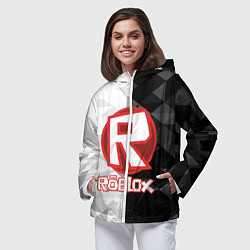 Ветровка с капюшоном женская ROBLOX, цвет: 3D-белый — фото 2