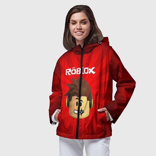 Женская ветровка ROBLOX / 3D-Черный – фото 3