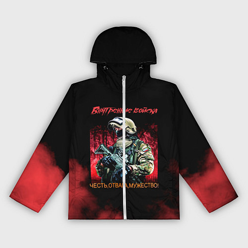 Женская ветровка Внутренние войска / 3D-Белый – фото 1