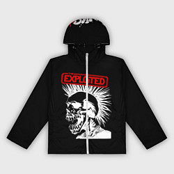 Ветровка с капюшоном женская The Exploited, цвет: 3D-белый