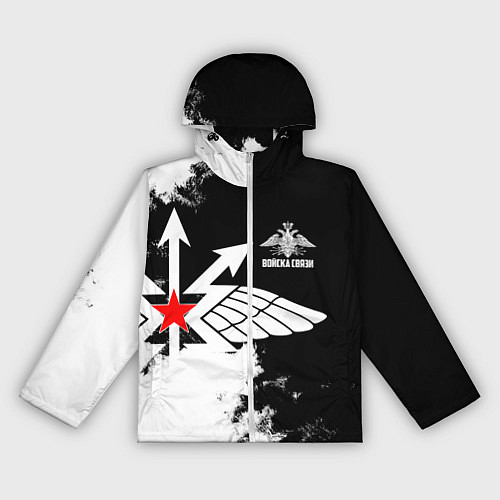 Женская ветровка Войска связи / 3D-Белый – фото 1