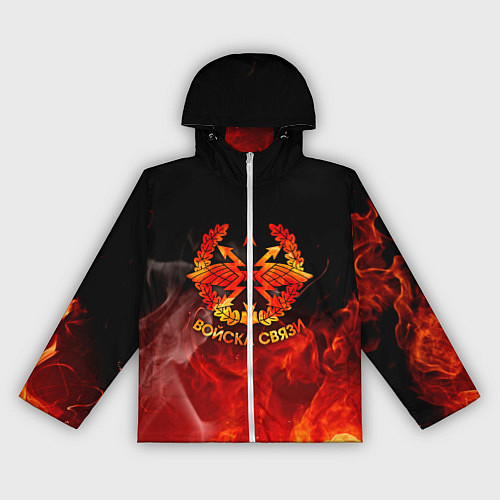 Женская ветровка Войска связи / 3D-Белый – фото 1