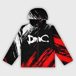 Ветровка с капюшоном женская DEVIL MAY CRY DMC, цвет: 3D-черный