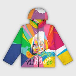 Ветровка с капюшоном женская BILLIE EILISH, цвет: 3D-черный