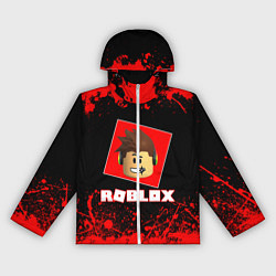 Ветровка с капюшоном женская ROBLOX, цвет: 3D-белый