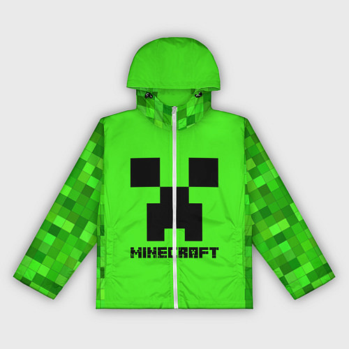 Женская ветровка MINECRAFT / 3D-Белый – фото 1