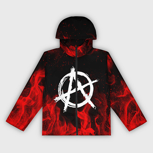 Женская ветровка АНАРХИЯ / 3D-Черный – фото 1