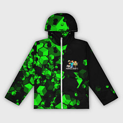 Ветровка с капюшоном женская MINECRAFT, цвет: 3D-белый