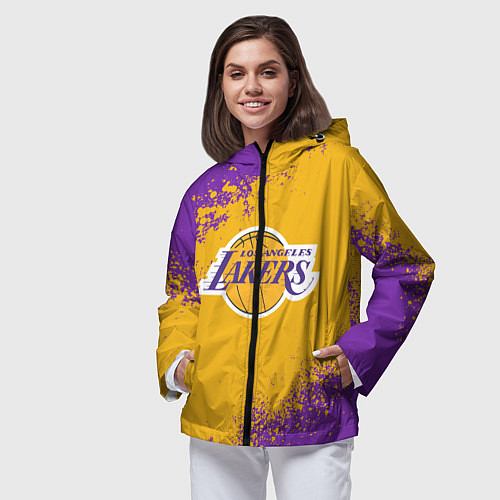 Женская ветровка LA LAKERS KOBE BRYANT / 3D-Черный – фото 3