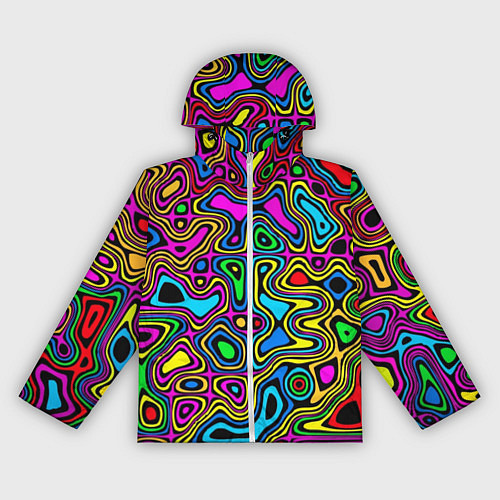 Женская ветровка Психоделика / 3D-Белый – фото 1