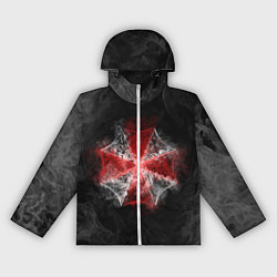 Ветровка с капюшоном женская RESIDENT EVIL 3, цвет: 3D-белый