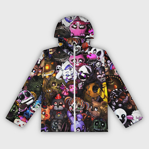 Женская ветровка Five Nights At Freddy's / 3D-Белый – фото 1