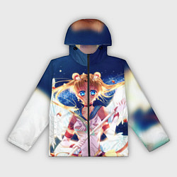 Ветровка с капюшоном женская SAILOR MOON, цвет: 3D-черный