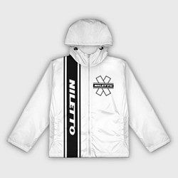 Ветровка с капюшоном женская NILETTO, цвет: 3D-белый