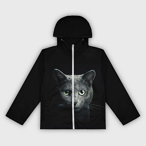 Женская ветровка Кот / 3D-Белый – фото 1