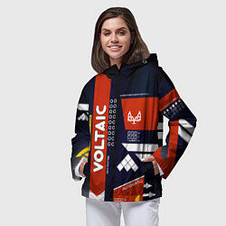 Ветровка с капюшоном женская Кровавый спорт, цвет: 3D-черный — фото 2