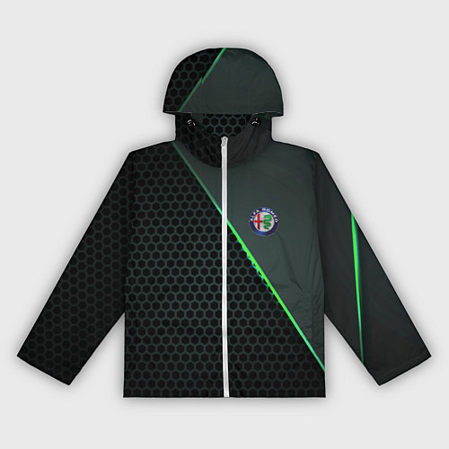 Женская ветровка Alfa Romeo / 3D-Белый – фото 1