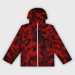 Ветровка с капюшоном женская RED MILITARY, цвет: 3D-белый