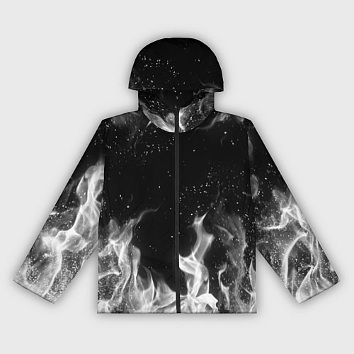 Женская ветровка БЕЛЫЙ ОГОНЬ / 3D-Черный – фото 1