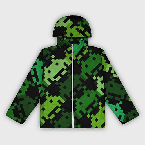 Женская ветровка Space Invaders / 3D-Белый – фото 1