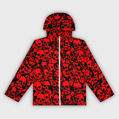 Женская ветровка ЧЕРЕПА / 3D-Белый – фото 1