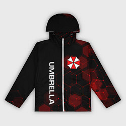 Ветровка с капюшоном женская UMBRELLA CORP, цвет: 3D-белый