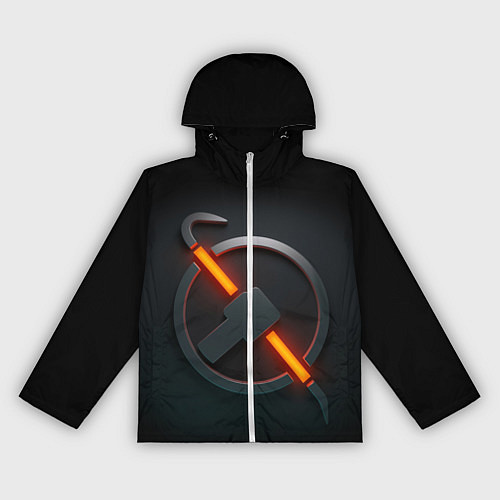 Женская ветровка HALF-LIFE / 3D-Белый – фото 1