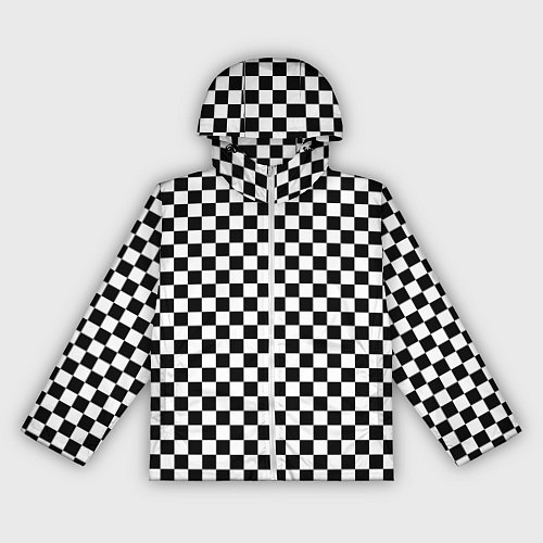 Женская ветровка Шахматка мелкая / 3D-Белый – фото 1