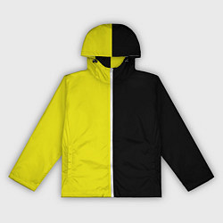 Ветровка с капюшоном женская BLACK YELLOW, цвет: 3D-белый