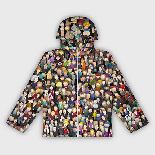 Женская ветровка Персонажи South Park / 3D-Белый – фото 1