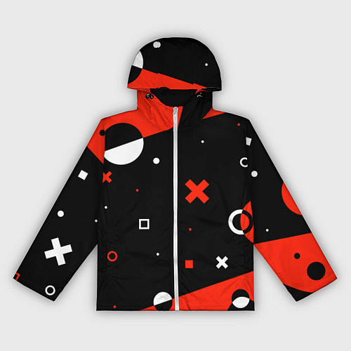 Женская ветровка ФИГУРКИ / 3D-Белый – фото 1