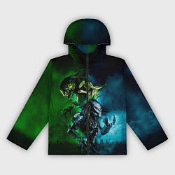 Ветровка с капюшоном женская PREDATOR, цвет: 3D-черный