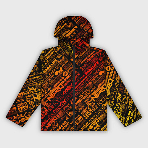 Женская ветровка Музыкальные бренды / 3D-Черный – фото 1