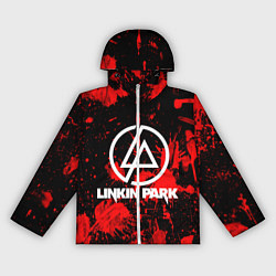 Ветровка с капюшоном женская Linkin Park, цвет: 3D-белый