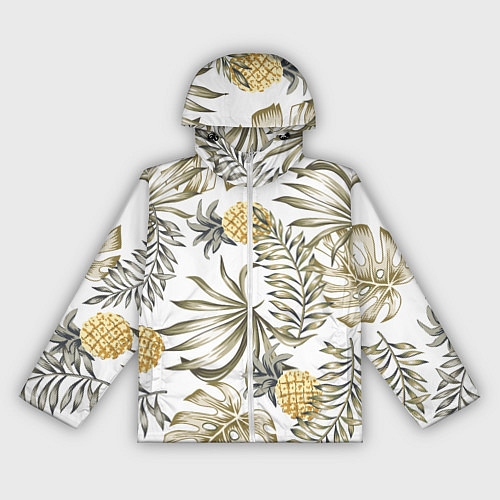 Женская ветровка Тропики хаки / 3D-Белый – фото 1