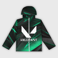 Ветровка с капюшоном женская VALORANT, цвет: 3D-белый