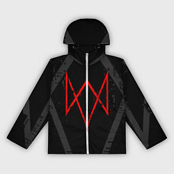 Ветровка с капюшоном женская WATCH DOGS LEGION, цвет: 3D-белый